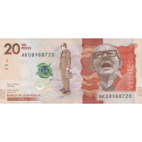 (352) ** PNew (PN461e) Colombia - 20.000 Pesos Year 2019